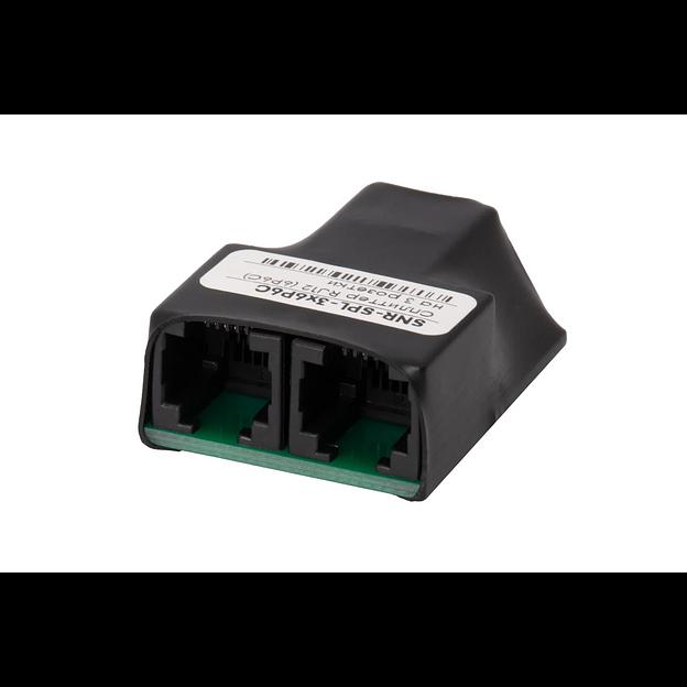 Сплиттер RJ12 (6P6C) на 3 розетки фото 1