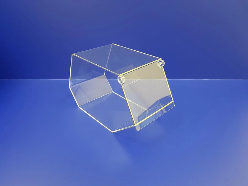 Диспенсер из оргстекла для снеков, орехов, мармелада.1 секция 150мм. фото 1