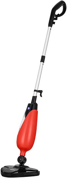 Швабра паровая Kitfort КТ-3939 1300Вт красный/черный фото 1