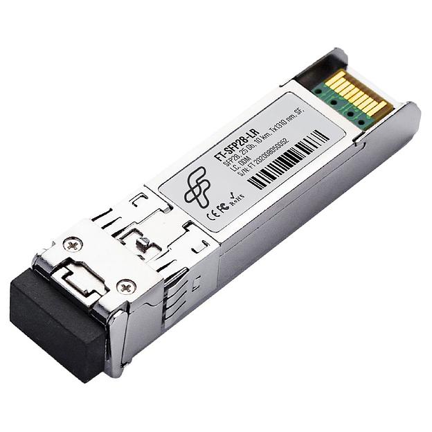 Волоконно-оптический приемопередатчик Fibertrade FT-SFP28-LR Трансивер 25G, SFP28, LC SMF 10km, 1310nm DFB laser, (прошивка Mellanox),OEM, Fibertrade (597015) фото 1