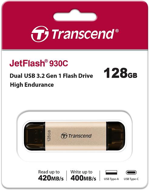 Флеш-накопитель Transcend JetFlash 930C (TS128GJF930C) фото 3