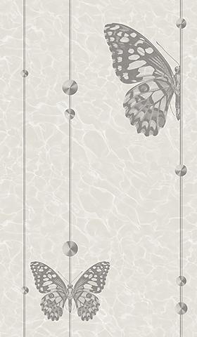 Панель ПВХ STELLA Slim Premium «Бабочки Феерия» лак, 2600х250х5 мм ОПТ фото 1