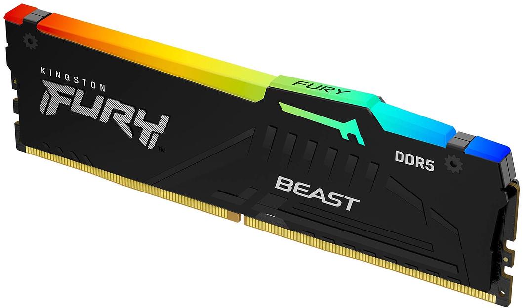 Оперативная память Kingston DDR5 DIMM FURY Beast Black EXPO RGB 8Gb, 6000Mhz, [KF560C30BBEA-8] CL30, с радиатором Kingston фото 2
