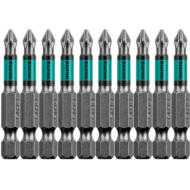KRAFTOOL Optimum, PH1, 50 мм, 10 шт, биты (26122-1-50-10) фото 1