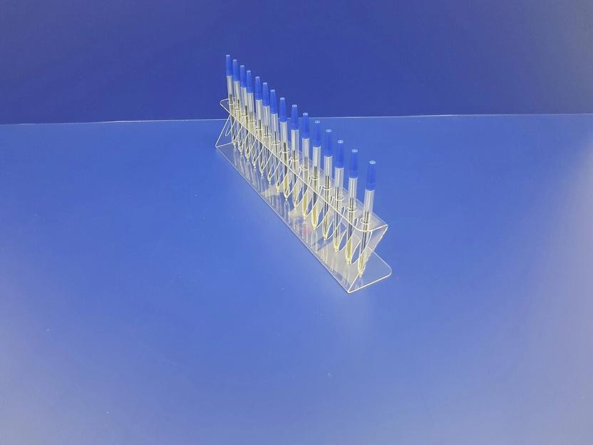 Подставка для ручек карандашей кистей 15 секции ( Z-образные) фото 2