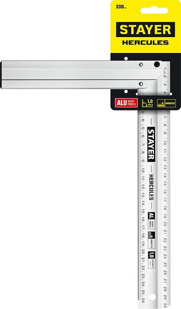 STAYER 300 мм, жесткий столярный угольник, Professional (3432-30) фото 6