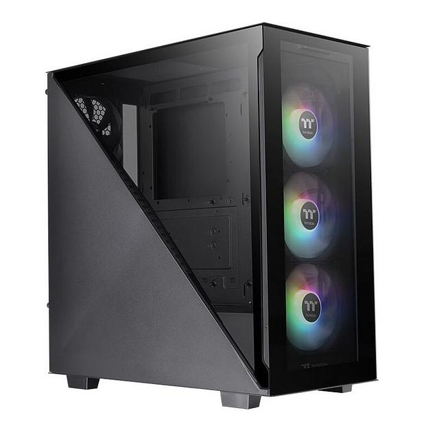 Корпус Thermaltake Divider 300 TG ARGB черный без БП ATX 2x120mm 2xUSB3.0 audio front door bott PSU фото 1