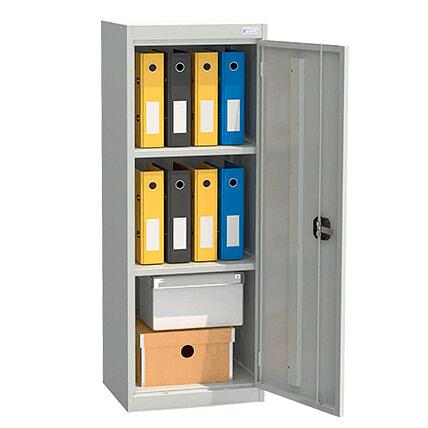 Шкаф архивный металлический, 490х385х1310 мм, 2 полки фото 1