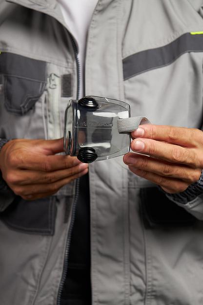 Очки закрытые защитные RUIZ1 с прозрачной линзой с непрямой вентиляцией фото 3