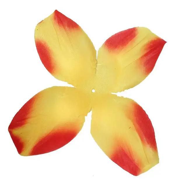 Заготовка для розы FC-132 Жёлто-оранжевая 4-кон. (x1) 18,5см 692шт/кг фото 2