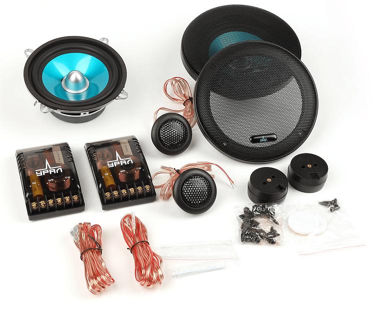 Колонки автомобильные Ural Бирюза АС-Б1327К 120Вт 91дБ 4Ом 13см (5дюйм) (ком.:4кол.) компонентные двухполосные фото 7