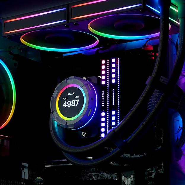 Система водяного охлаждения ID-Cooling SL240 WHITE Soc-AM5/AM4/1151/1200/2066/1700 4-pin 14-30dB Al+Cu 300W LED Ret фото 9