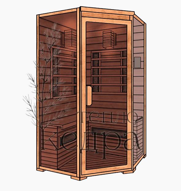 Сауна ИК №2 «Комфортная» с керамическим нагревателем ОПТ фото 5