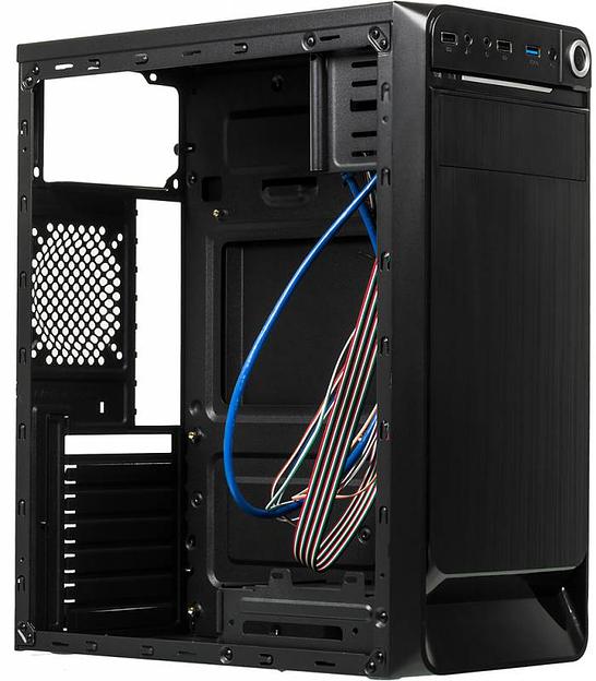 Корпус Accord E-01 черный без БП ATX 1x80mm 1x92mm 2x120mm 2xUSB2.0 1xUSB3.0 audio фото 6