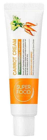 Питательный крем с маслом семян моркови FARM STAY Superfood Carrot Cream ОПТ фото 1