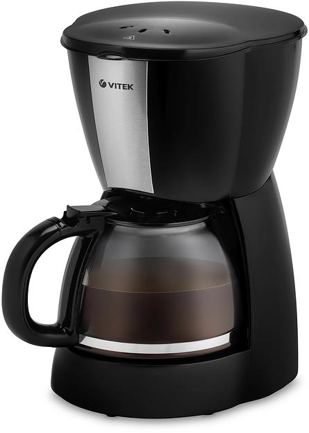 Кофеварка капельная Vitek VT-1503 900Вт черный фото 2