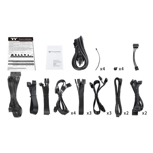 Блок питания Thermaltake ATX 1650W Toughpower GF3 80+ gold (24+4+4pin) APFC 140mm fan color LED 12xSATA Cab Manag RTL фото 5