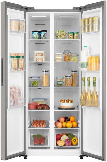 Холодильник Бирюса SBS 460 I нержавеющая сталь (двухкамерный) фото 1