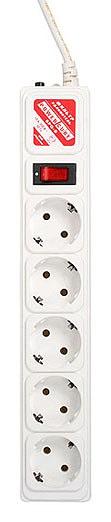 Сетевой фильтр Powercube SPG-B-15-WHITE 5м (5 розеток) белый (коробка) фото 2