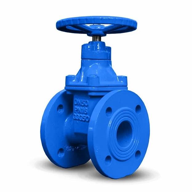 Задвижки с обрезиненным клином, c невыдвижным шпинделем, Ду 50 мм фото 1