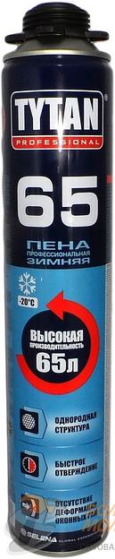 Пена монтажная "TYTAN-65" профессиональная зимняя 750 мл /12 фото 1