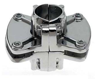 Соединитель для трубы и двух панелей двухсторонний фото 1