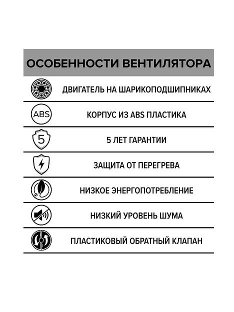 Бытовой вентилятор SLIM 6C Diciti опт фото 5