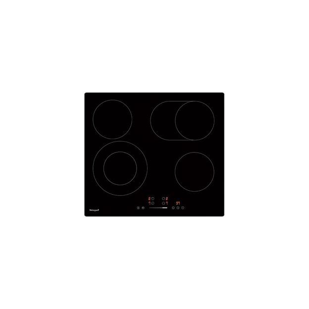 Электрическая варочная поверхность WEISSGAUFF HV 642 BSG, конфорок: 4 шт., стеклокерамика, независимая, черный фото 1