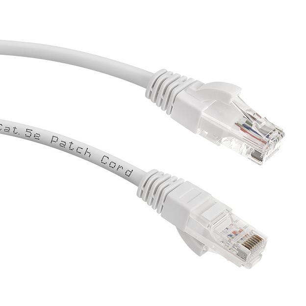 Патч-корд Lanmaster UTP LAN-PC45/U5E-1.0-WH вилка RJ-45-вилка RJ-45 кат.5е 1м белый LSZH (уп.:1шт) фото 2