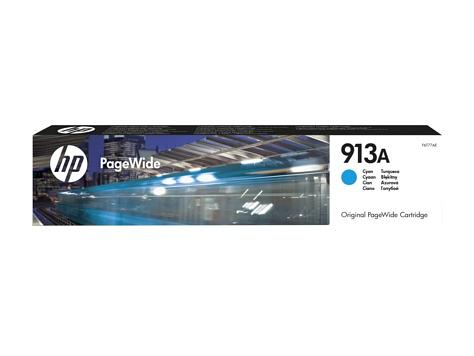 Картридж струйный HP 913A F6T77AE голубой (3000стр.) для HP PW 352dw/377dw/Pro 477dw/452dw фото 1