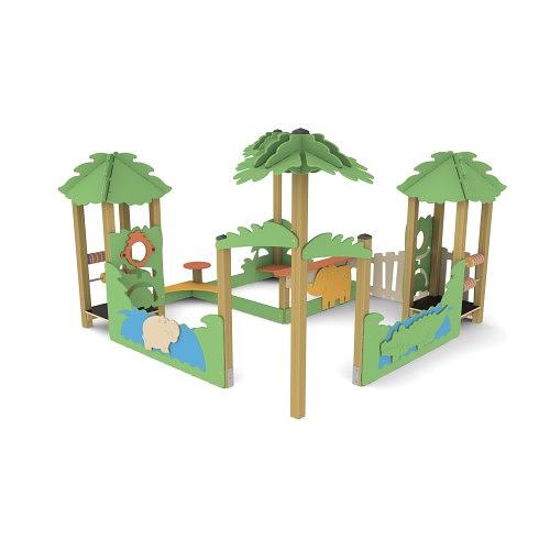 Игровой комплекс «Наш Двор», серия Тропика, артикул T5310 фото 1
