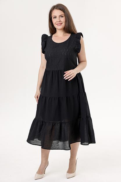 Платье женское  6088/01/Черный  фото 5