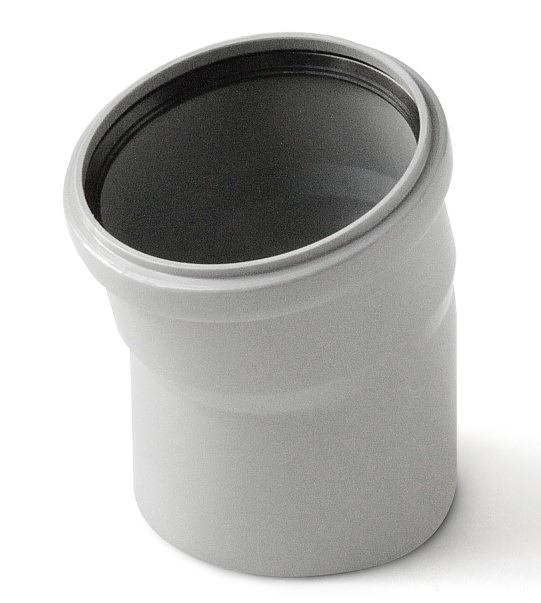 Отвод (полипропилен) 110x15град. фото 1