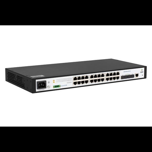 Управляемый коммутатор уровня 2+ SNR-S5210G-24TX-DC фото 2