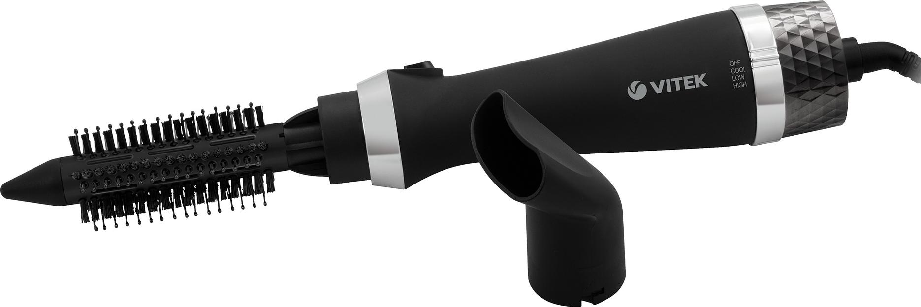 Фен-щетка Vitek 8250-VT-02 1200Вт черный фото 1
