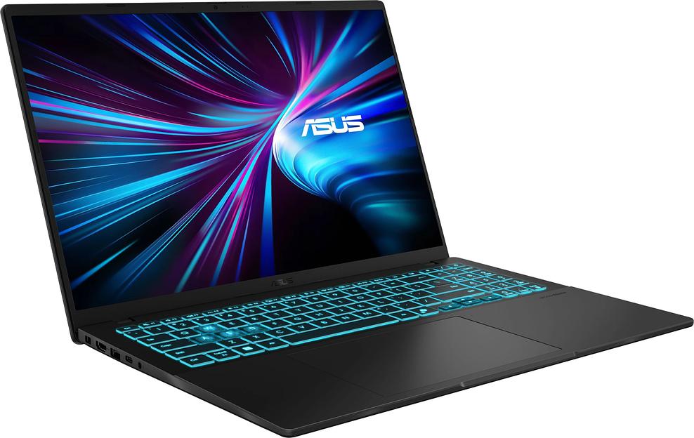 Ноутбук Asus VivoBook 16 V3607VM-RP067 Core 5 210H 32Gb SSD512Gb NVIDIA GeForce RTX5060 8Gb 16" IPS WUXGA (1920x1200) без ОС black WiFi BT Cam (90NB16K1-M005N0) фото 2