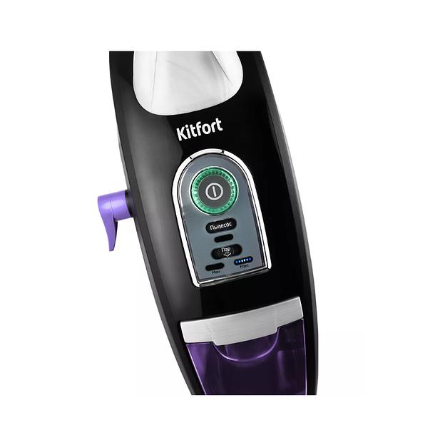 Вертикальный паровой пылесос Kitfort КТ-535-1 черный фото 2