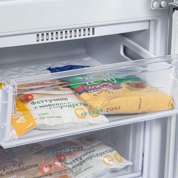 Холодильник Бирюса 551 белый, двухкамерный 180/60л морозилка снизу, автоматическое оттаивание фото 10