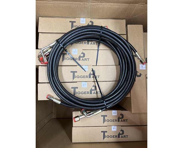 Шланг подъема кабины SHACMAN X3000 1C30932 TiggerPart фото 2