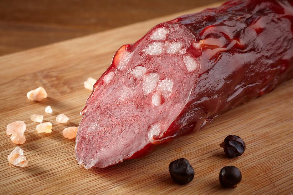 Колбаса сырокопчёная «Браун» в/у ТЕМП фото 1