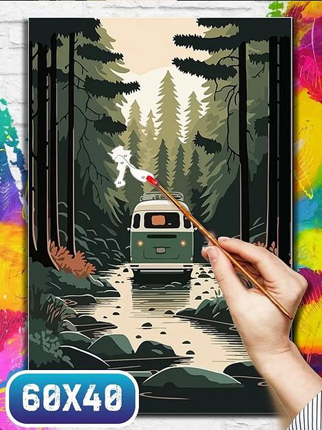 Картина по номерам на холсте 60×40 см в ассортименте ОПТ фото 4