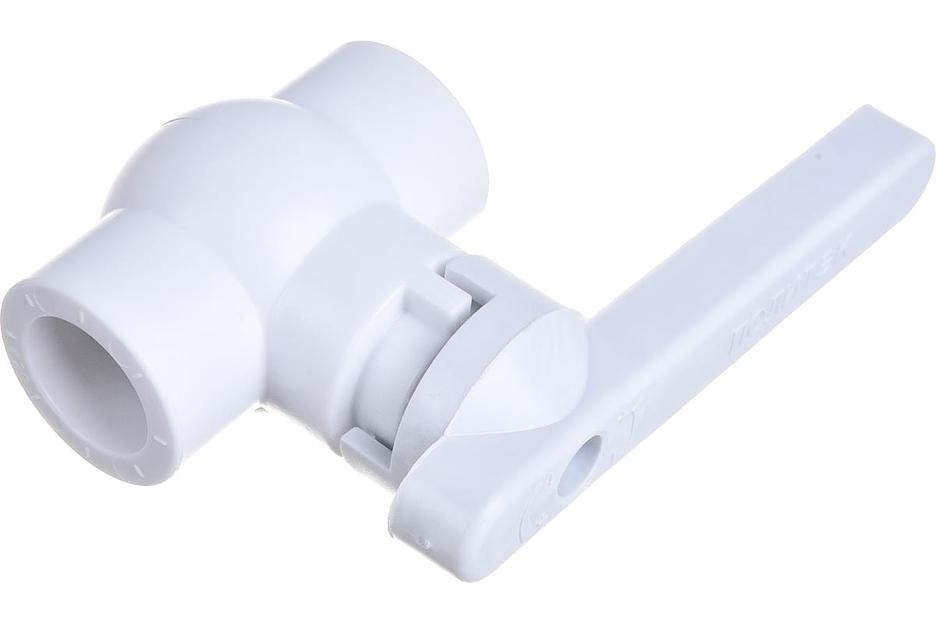 Кран шаровой 25мм полнопроходной полипропиленовый PPR фото 1