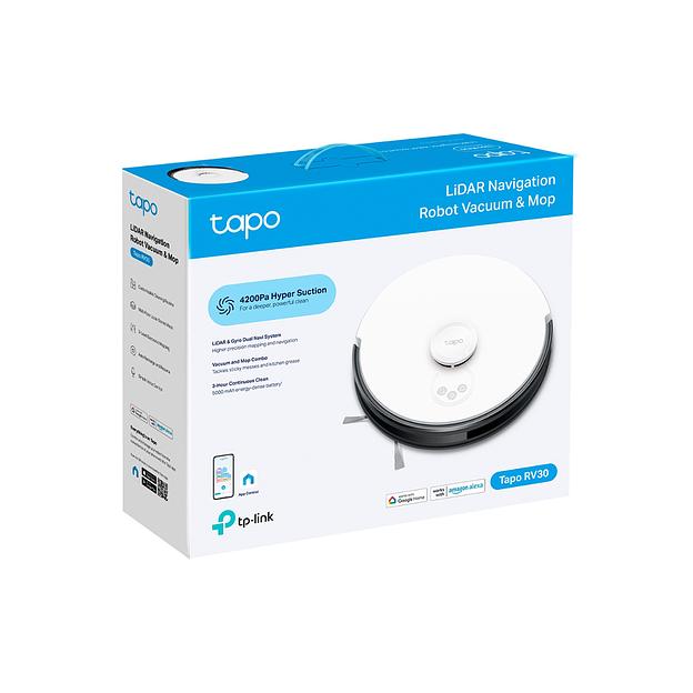 Робот-пылесос TP-Link Tapo RV30 с влажной уборкой и датчиком LiDAR фото 3