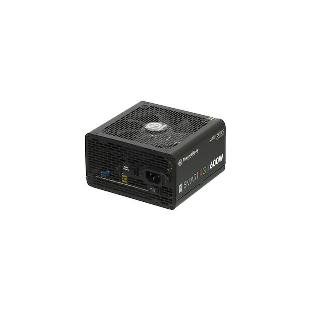 Блок питания Thermaltake Smart RGB 600, 600Вт, 120мм, черный, retail [ps-spr-0600nhsawe-1] фото 1