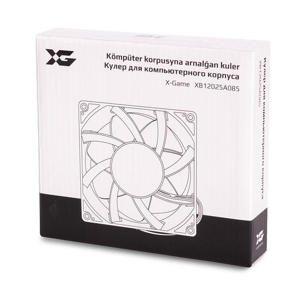 Кулер для компьютерного корпуса X-Gamel XB12025A085 чёрный фото 3
