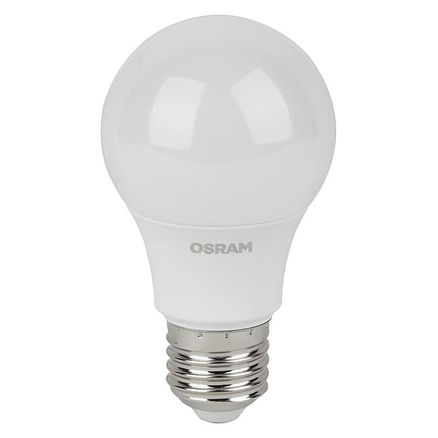 Лампа светодиодная LED 7 Вт E27 6500К 560Лм груша 220 В (замена 60Вт) OSRAM фото 2