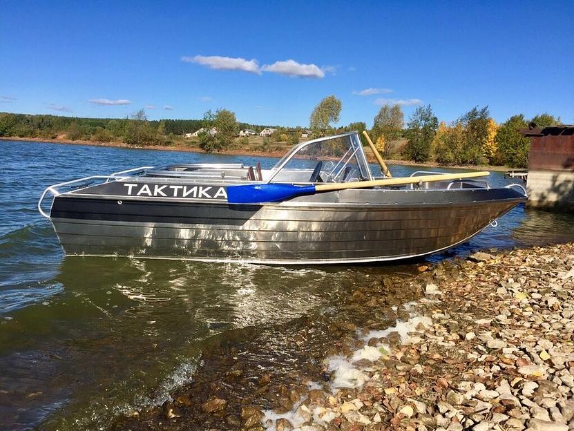 Алюминиевый катер Тактика 390 DC, 390*150*75 см фото 4