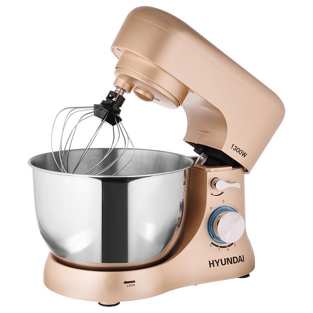 Миксер планетарный Hyundai HYM-S5551 1300Вт бежевый фото 1