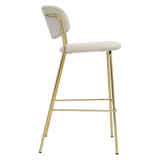 Стул барный Eirill, шенилл, серый фото 3