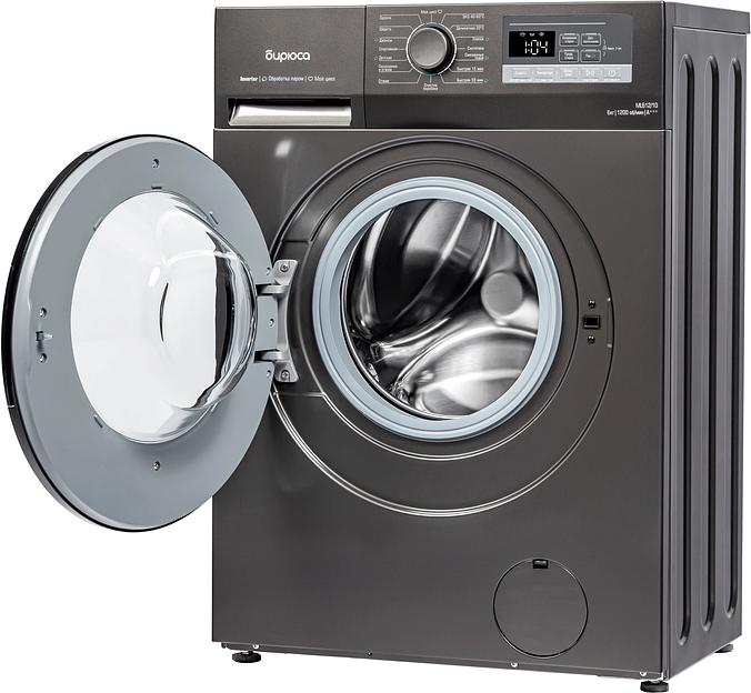 Стиральная машина Бирюса WM-ML612/10 DM класс: A+++ загр.фронтальная макс.:6кг темно-серый фото 3